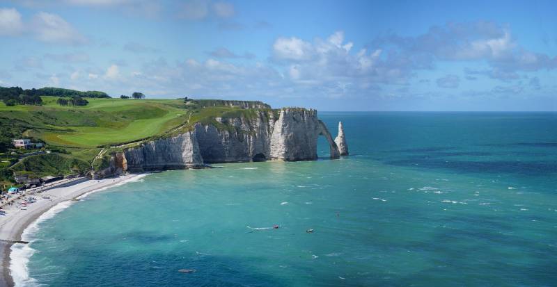 Commander un taxi pour visiter les falaises d'Étretat au départ d'Yport 76